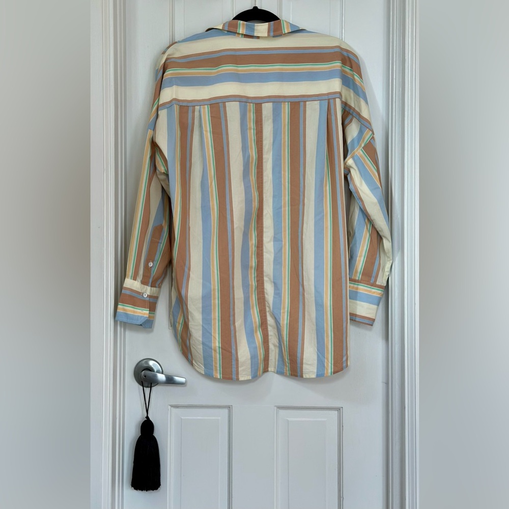 Uo Neutral Striped Button Down - image 4